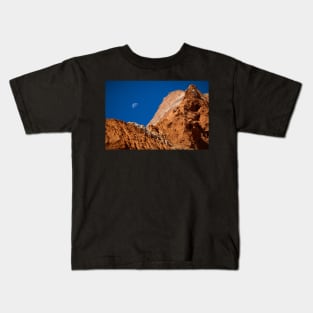 Moonrise over Mars Kids T-Shirt